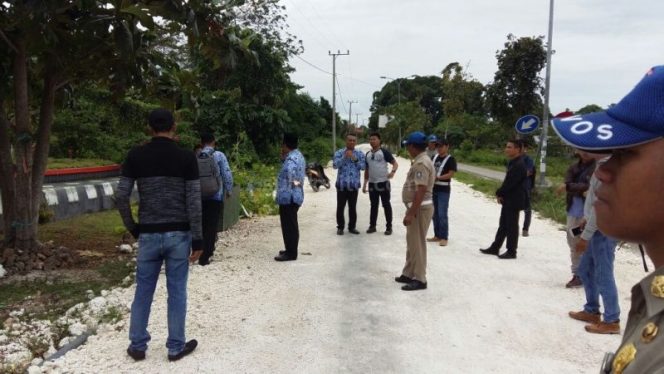 
Bupati Tinjau Lokasi Jalan RSUD Wakatobi