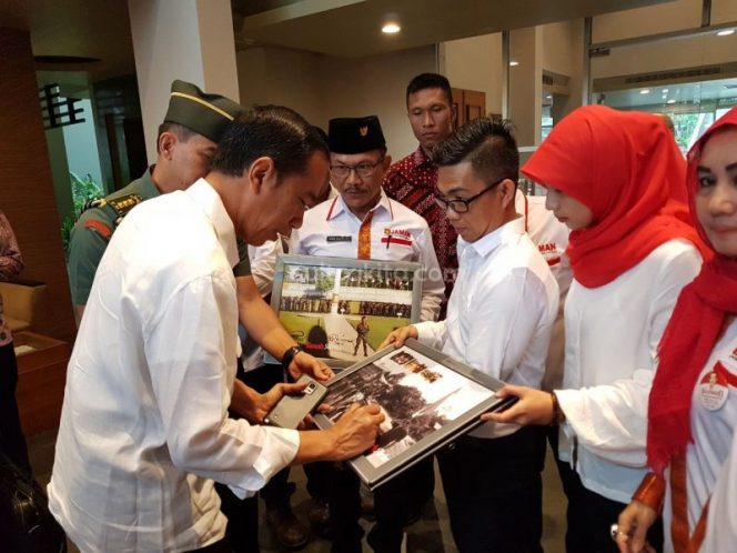 
 Bertemu Presiden Jokowi, DPD JAMAN Sumsel Laporkan Potensi Konflik Agraria