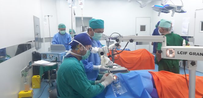 
Meriahkan HUT Sultra Ke-55, Operasi Katarak Digelar