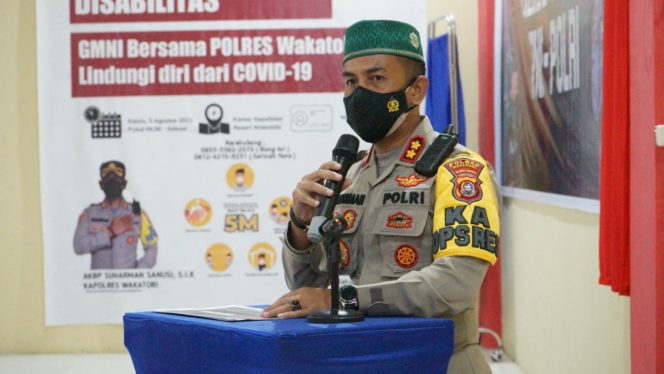 
Polres Wakatobi Gelar Pengukuhan Da’i Kamtibmas