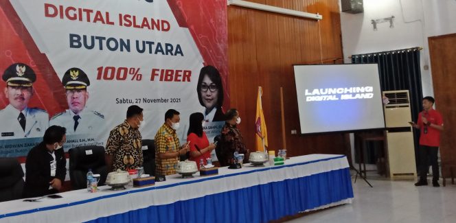 
 Pemkab Butur Launching Digital  Island 100 Persen Fiber