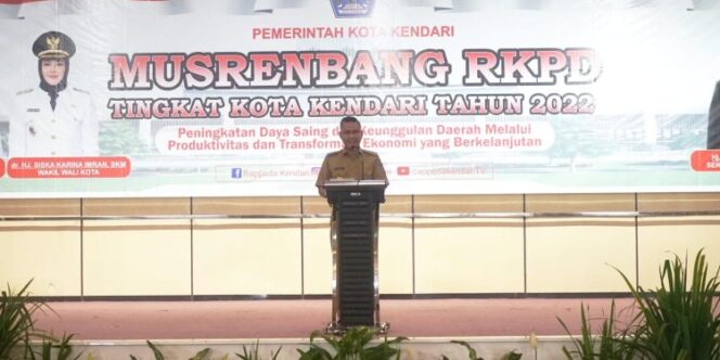 
 Wali Kota Kendari Buka Musrenbang RKPD 2022