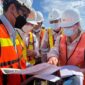 Chairman Zhejiang Huayou Cobalt Company Limited Chen Xuehua (Chairman Chen), CEO PT Vale Febriany Eddy mengunjungi lokasi proyek rencana area HPAL Plant, Rabu, (9/6).