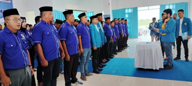 
136 Pengurus DPD KNPI Butur Resmi Dilantik