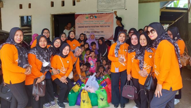 
HUT ke 59 Provinsi Sultra, DWP Sultra Kerjasama PT Vale Lakukan Aksi Berbagi
