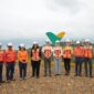 Pose bersama Menteri Industri dan Keamanan Ekonomi, Nusrat Ghani, bersama Duta Besar Inggris untuk Indonesia dan Timor Leste, Owen Jenkins, CEO PT Vale Febriany Eddy dan COO PT Vale Abu Ashar usai meninjau lokasi penambangan dan reklamasi di Solia Hill PT Vale Indonesia, Sorowako.