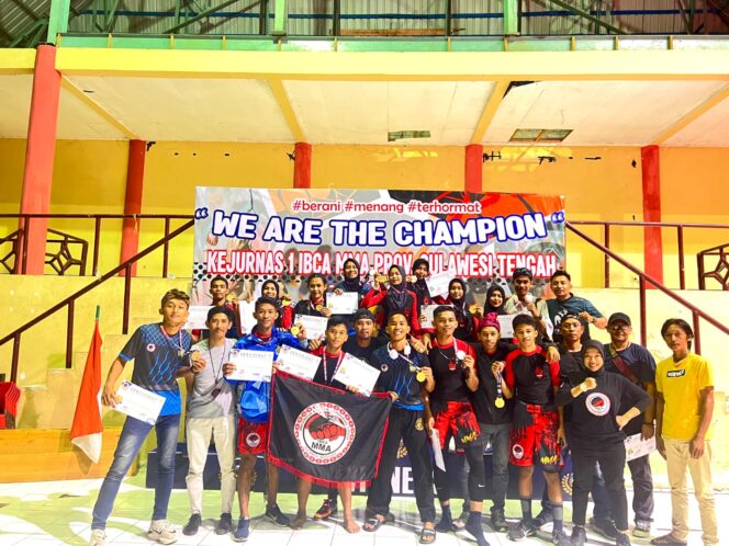 
Hari Sumpah Pemuda, IBCA – MMA Sultra Raih Juara Umum Kejurnas di Palu