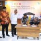 Direktur Hubungan Luar PT Vale Endra Kusuma meneken PTO SDGs Desa bersama Kepala Dinas Pemberdayaan Masyarakat Desa (PMD) Luwu Timur Halsen,di Hotel Maleo, Rabu (4/09/2023).