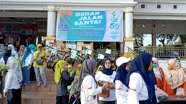 
 Jalan Santai HKN Ke 59, Tranformasi Kesehatan Untuk Indonesia Maju