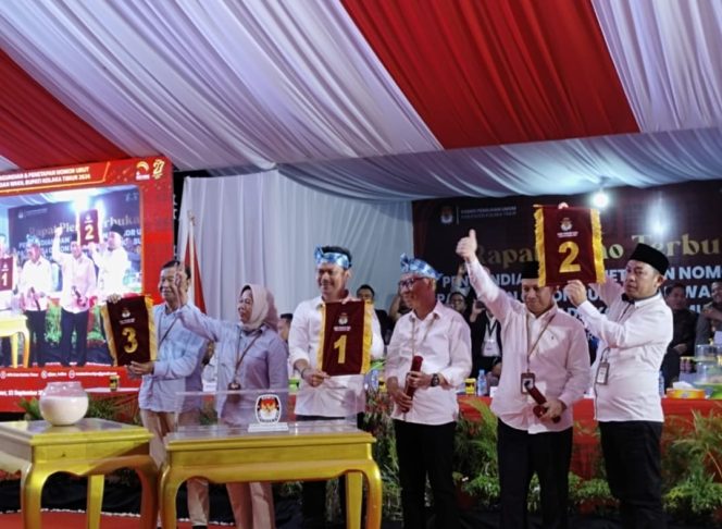 
Tiga Paslon Siap Berebut di Pilbup