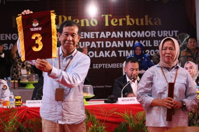 
 Dapat Nomor 3, Dalle Effendi Sebut Nomor Keberuntungan Koltim