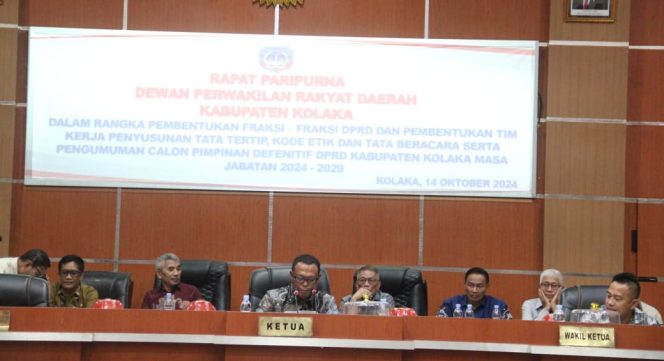 
Susunan Fraksi DPRD Kolaka Terbentuk