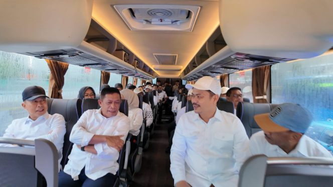 
Bupati dan Wakil Bupati terpilih Koltim Abd Azis bersama Gubernur dan Wakil Gubernur Sultra terpilih akan mengikut gladi bersih di Monas