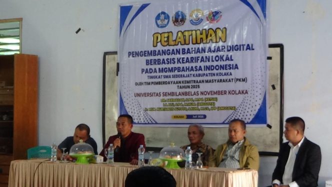 
Dorong Transformasi Pendidikan, USN Kolaka dan MGMP Bahasa Indonesia Kolaborasi Kembangkan Bahan Ajar Digital Berbasis Kearifan Lokal