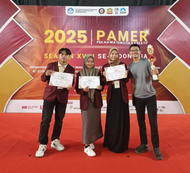 
Tim USN Kolaka Juara 1 Lomba Karya Tulis Ilmiah Tingkat Nasional pada Ajang PAMER 2025