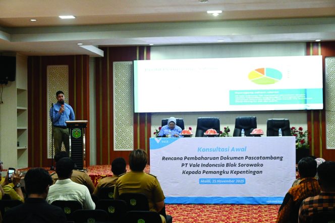 
Libatkan Pemangku Kepentingan, PT Vale Paparkan Rencana Strategis Perbaharui Dokumen Pasca Tambang untuk Keberlanjutan