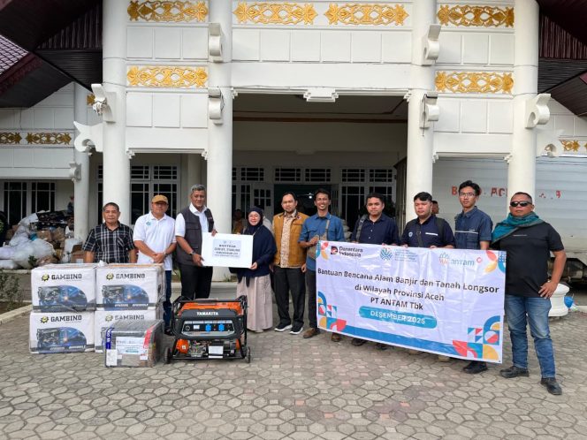 
ANTAM Bergerak Cepat Salurkan Bantuan dan Tim Tanggap Darurat untuk Bencana di Aceh, Sumut, dan Sumbar