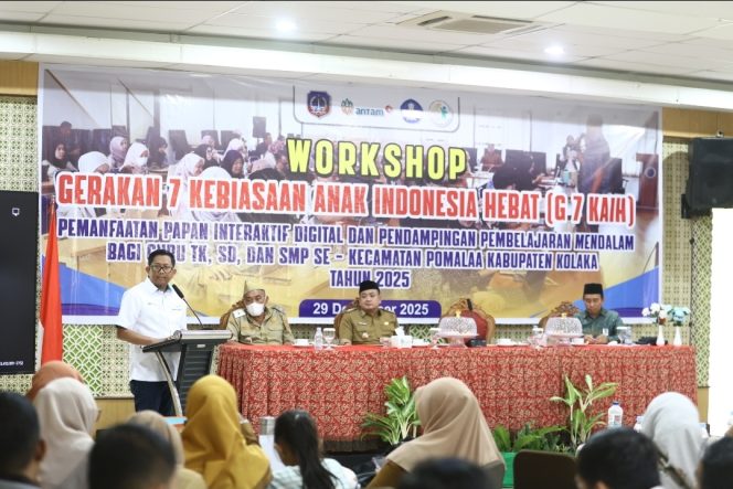 
Tingkatkan Mutu Pendidikan, Antam dan Dinas Pendidikan Kolaka Gelar Workshop