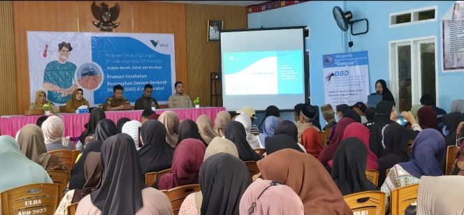 
PT Vale Gelar Promkes di Ulu Baula, Warga Diedukasi Cegah DBD dan TBC