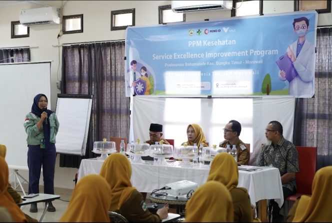 
Dorong Peningkatan Mutu Layanan Kesehatan di Morowali, PT Vale Indonesia Tbk Gelar Service Excellence Improvement Program
