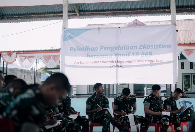 
Wujudkan Ketahanan Pangan, PT Vale Gandeng Yonif 869 Taawu dalam Pelatihan Pertanian Sehat Ramah Lingkungan