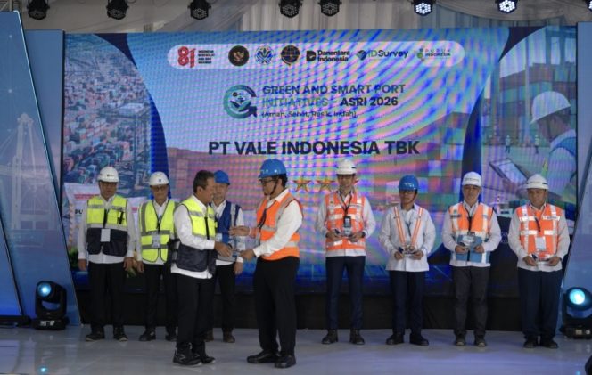 
PT Vale Raih Penghargaan Green and Smart Port Initiatives ASRI 2026