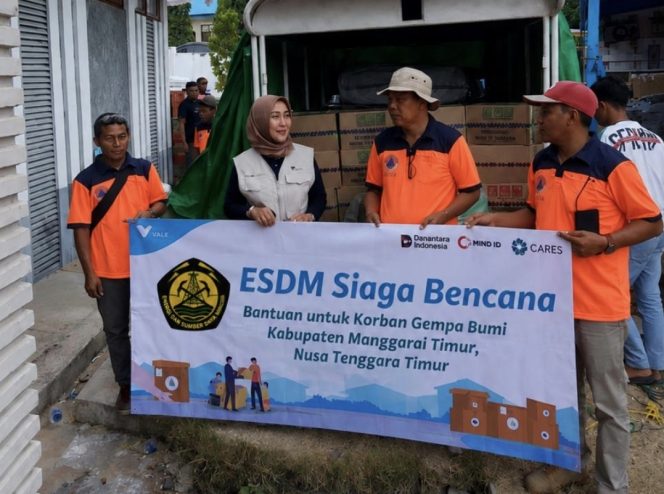 
Solidaritas Kemanusiaan, PT Vale Salurkan Bantuan untuk Korban Bencana di NTT