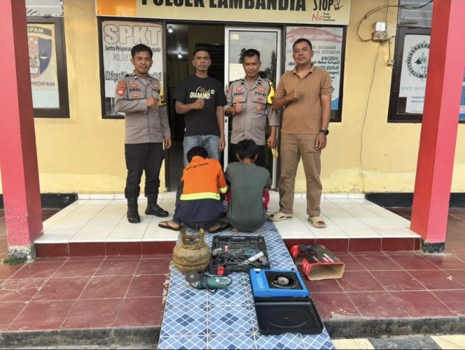 
Diduga Mencuri di Rumah Dinas, Dua Pria Dibekuk Polisi