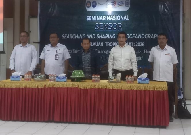 
ANTAM Kolaka Berbagi Pengetahuan Ekonomi Biru di Seminar Nasional Oseanografi UHO