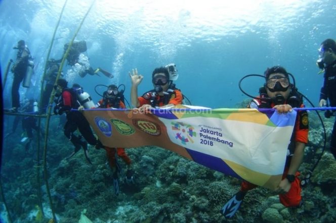 
WPDA Dukung ASIAN GAMES dari Bawah Laut Wakatobi