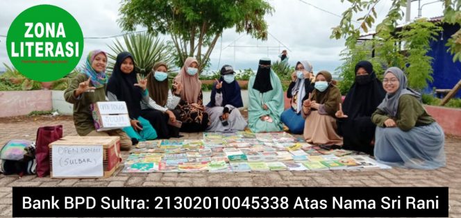 
 Komunitas Zona Literasi Gelar Open Donasi Untuk Korban Gempa Sulawesi Barat